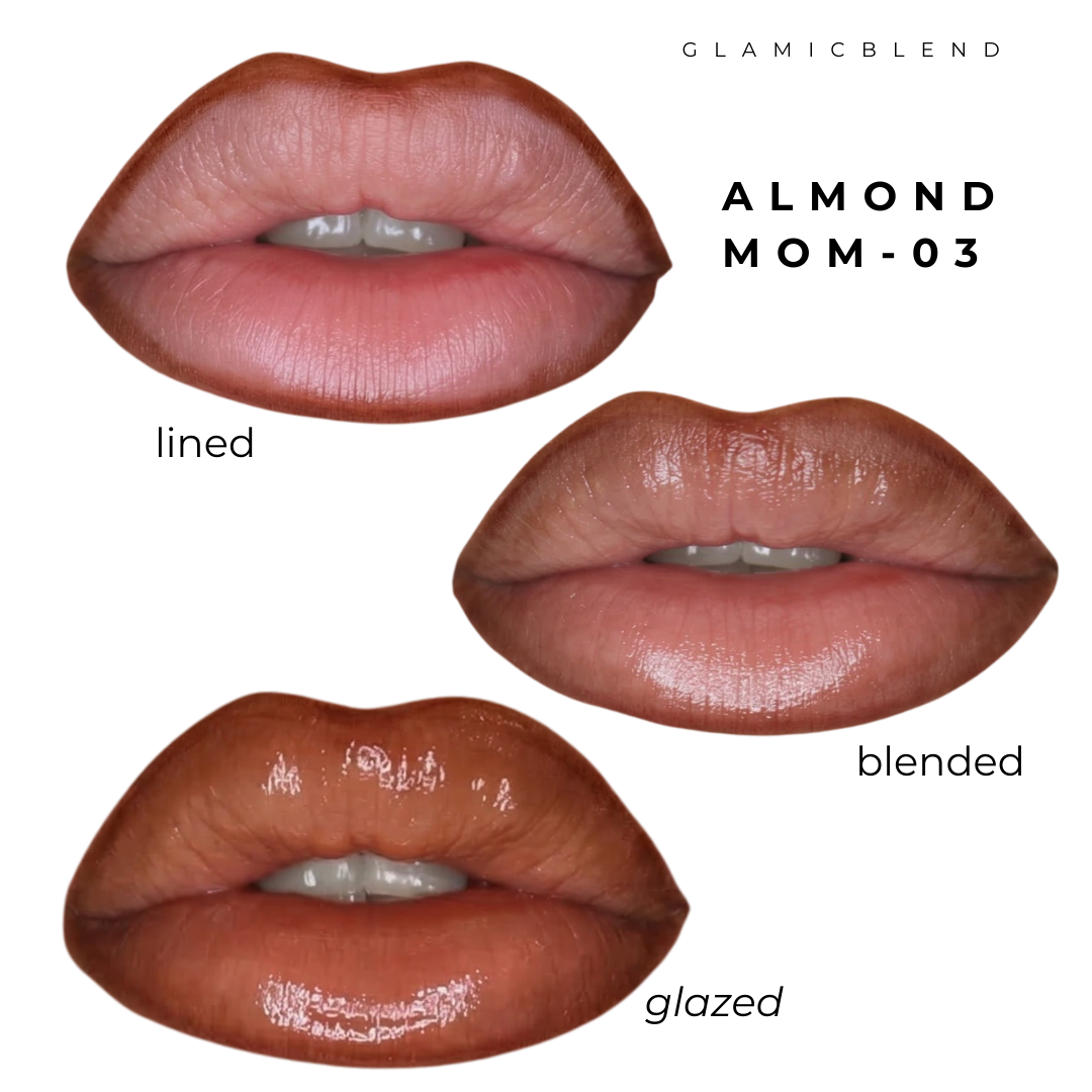 Lip Contour Stain 03 Almond Mom: contorno, sfumatura e Lip Glaze
