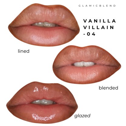 Lip Contour Stain 04 Vanilla Villain: contorno, sfumatura e Lip Glaze
