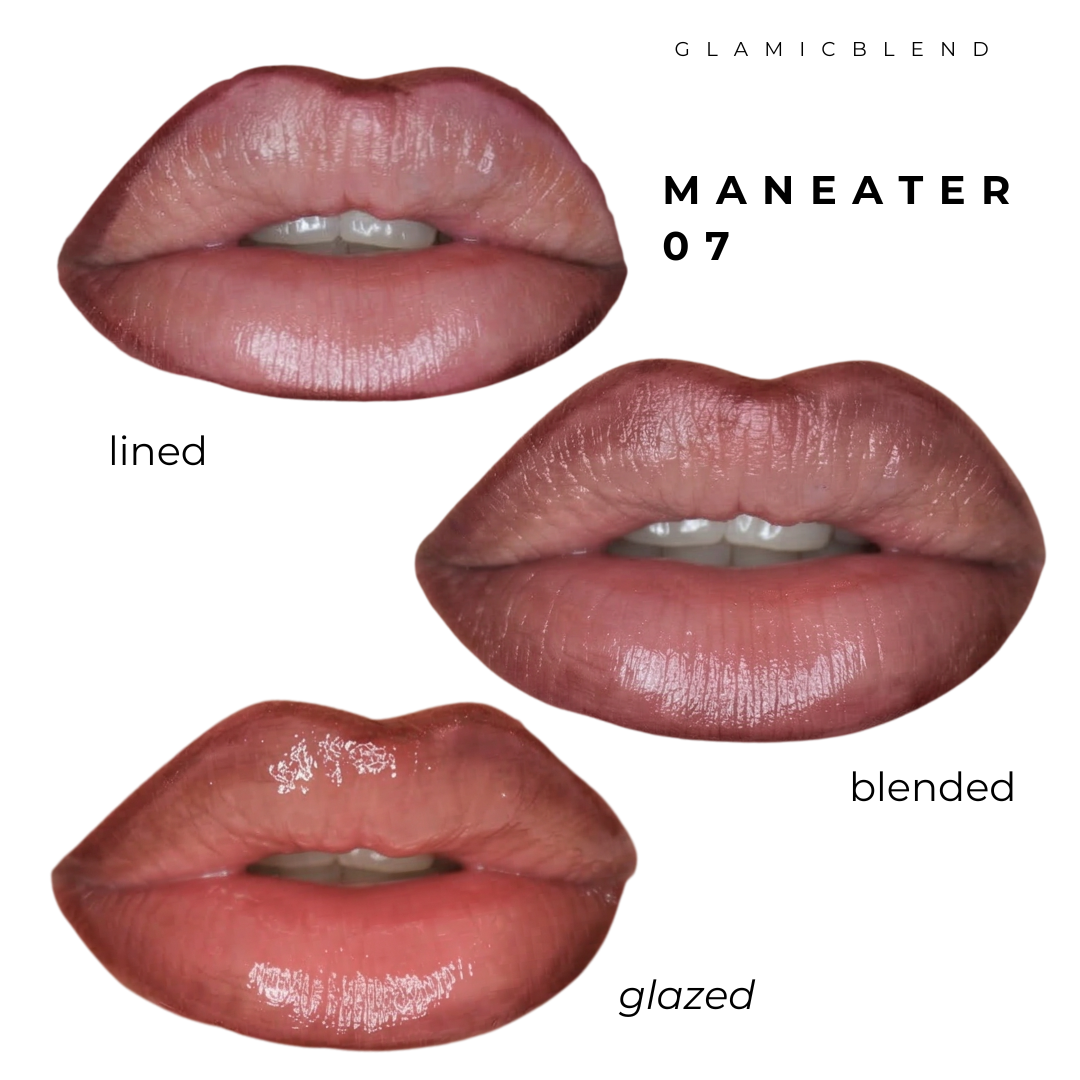 Lip Contour Stain 07 Maneater: contorno, sfumatura e Lip Glaze