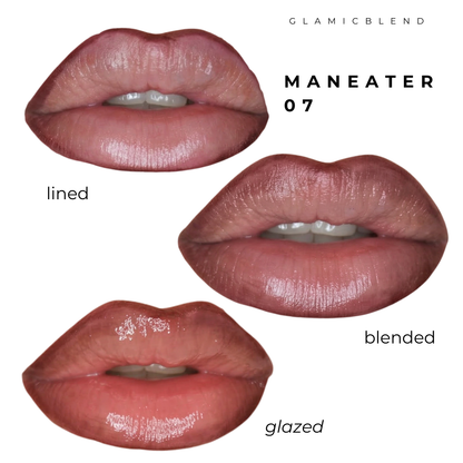 Lip Contour Stain 07 Maneater: contorno, sfumatura e Lip Glaze