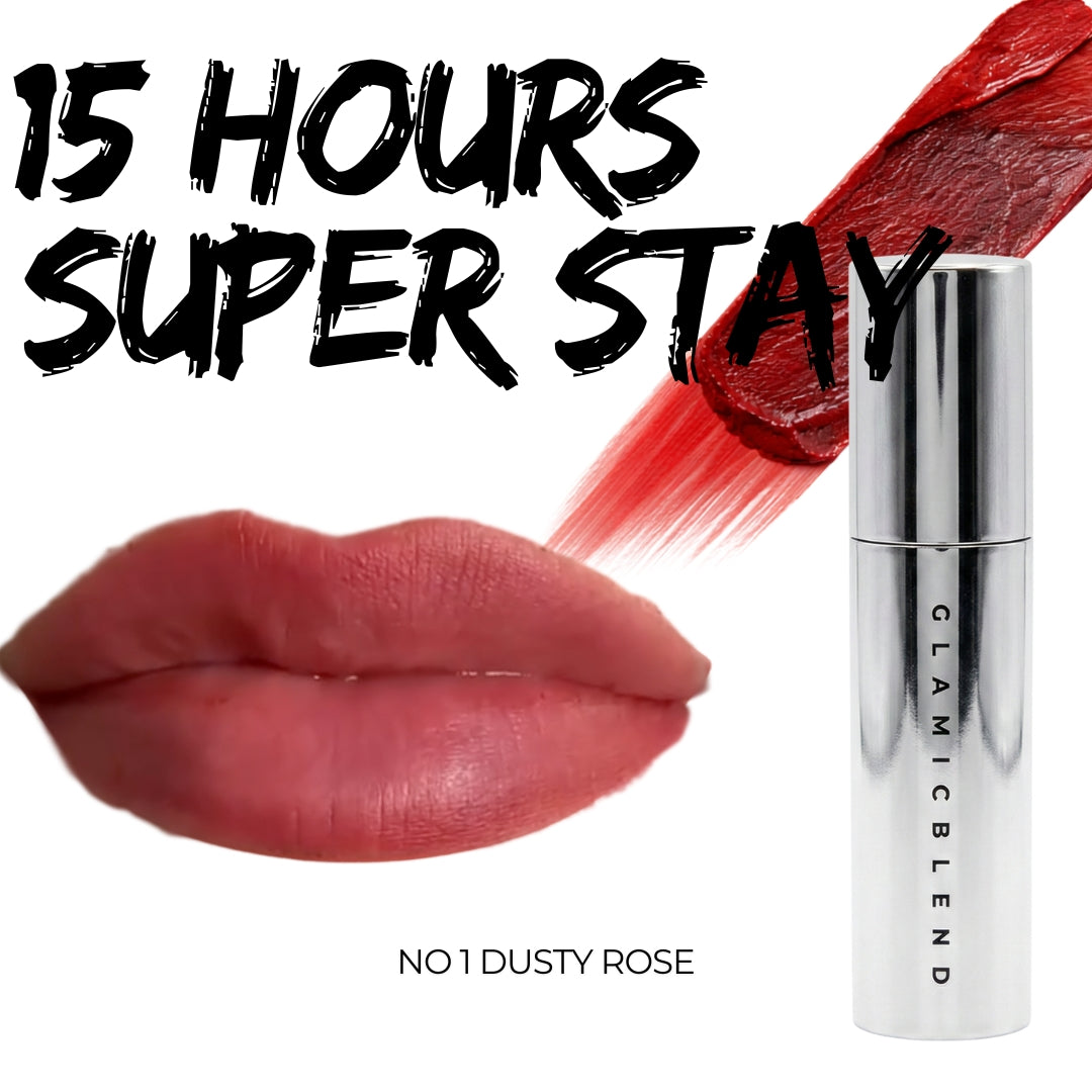 Stay-On Peel Tint nella tonalità Dusty Rose sulle labbra