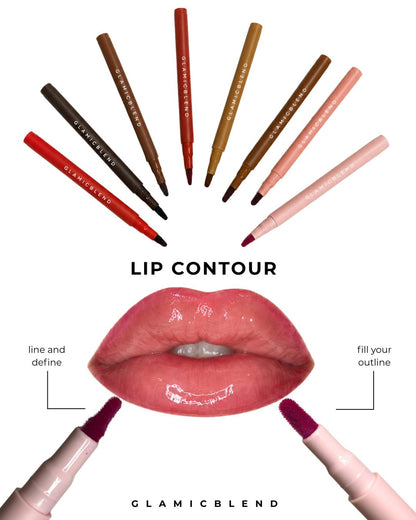 Collection Lip Contour Stain en huit teintes, pour tracer et définir